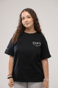 T shirt enjoy noir