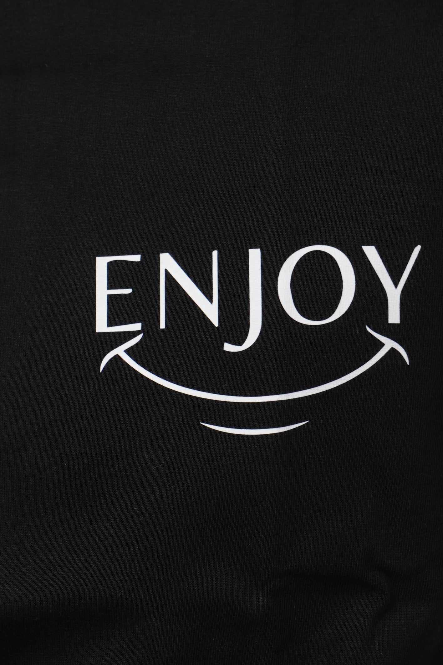 T shirt enjoy noir